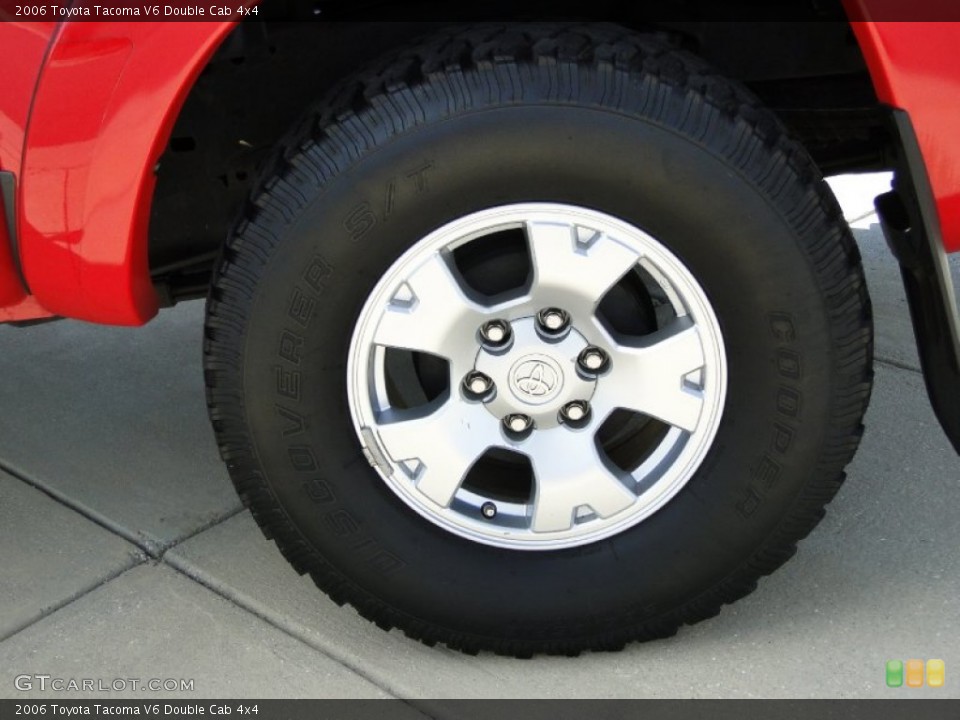 2006 Toyota Tacoma V6 Double Cab 4x4 Wheel and Tire Photo #52390521