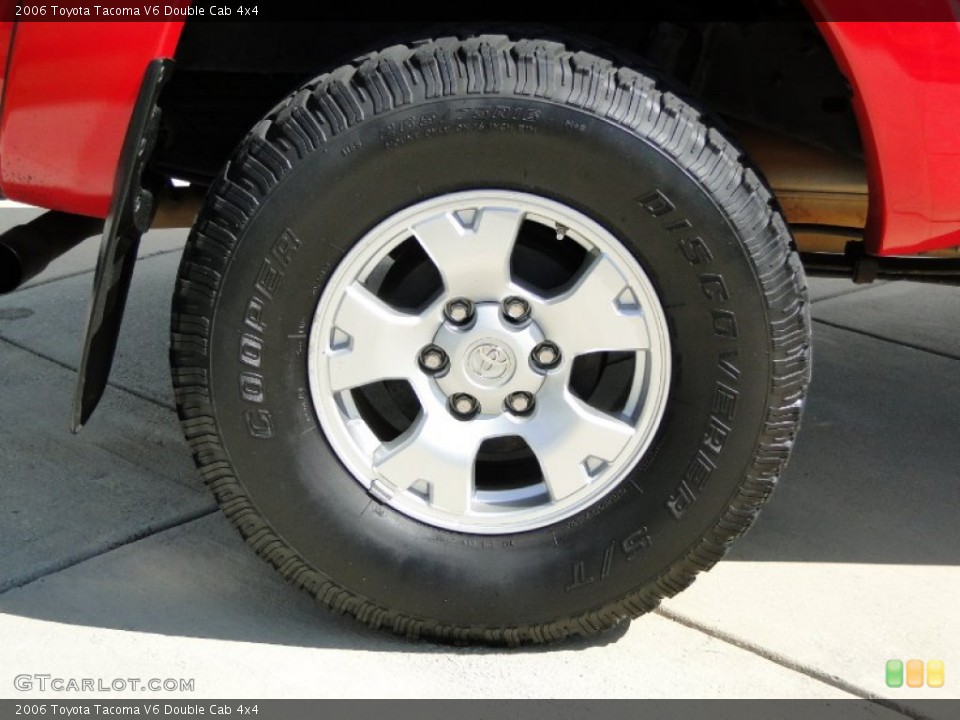 2006 Toyota Tacoma V6 Double Cab 4x4 Wheel and Tire Photo #52390535