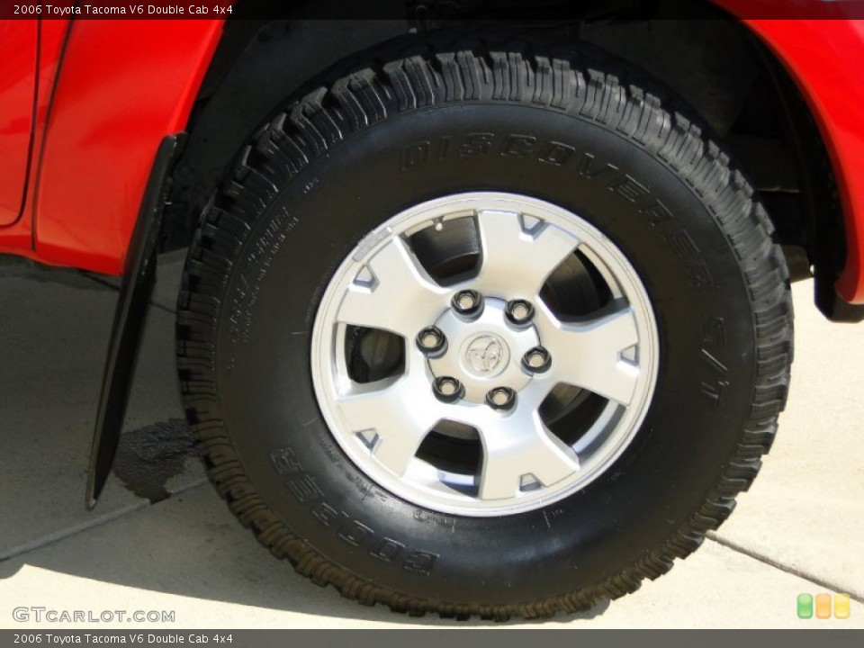 2006 Toyota Tacoma V6 Double Cab 4x4 Wheel and Tire Photo #52390548