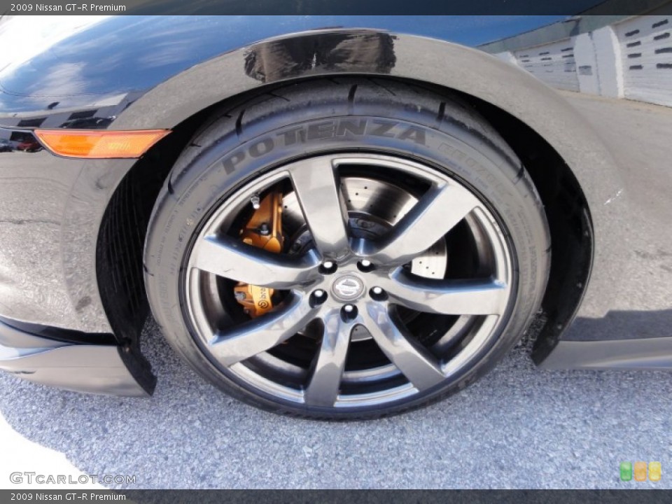 2009 Nissan GT-R Premium Wheel and Tire Photo #52393743