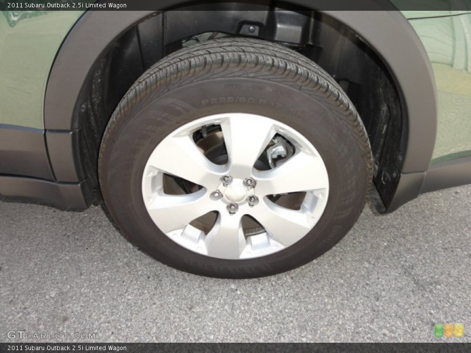 2011 Subaru Outback 2.5i Limited Wagon Wheel and Tire Photo #52394397