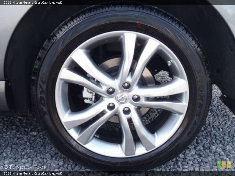2011 Nissan Murano CrossCabriolet AWD Wheel and Tire Photo #52397337