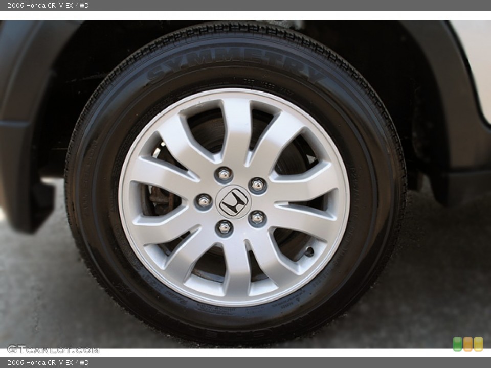 2006 Honda CR-V EX 4WD Wheel and Tire Photo #52399317