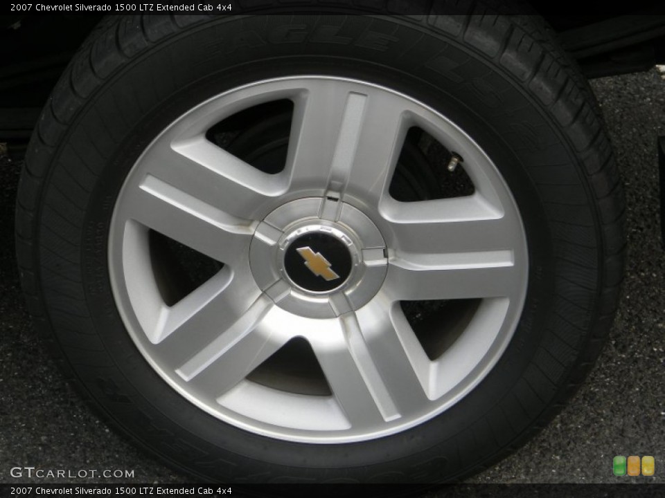 2007 Chevrolet Silverado 1500 LTZ Extended Cab 4x4 Wheel and Tire Photo #52400187