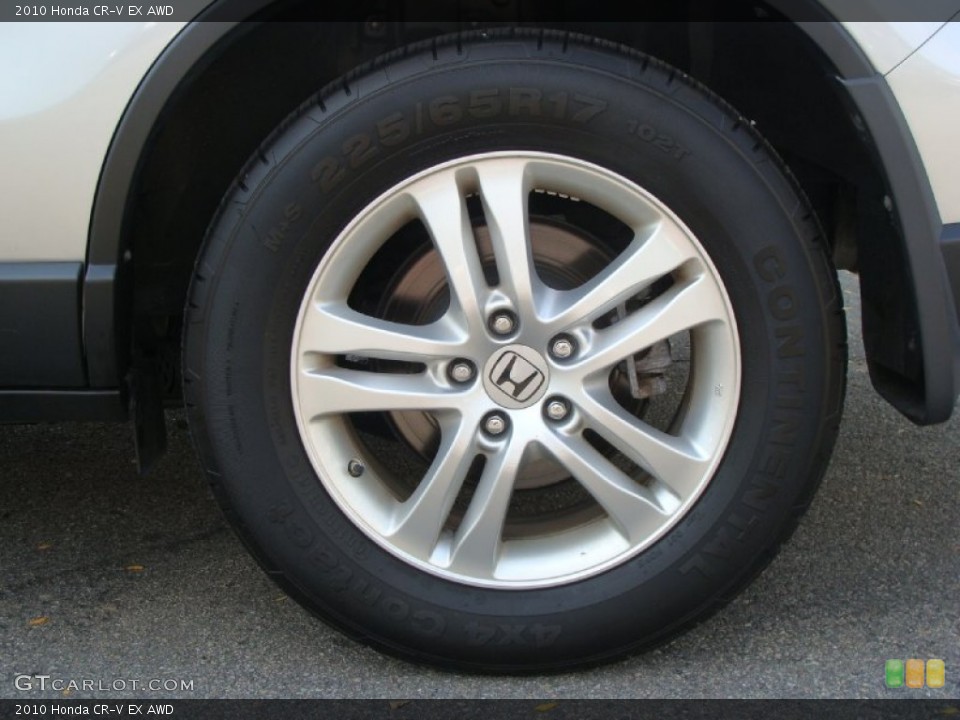 2010 Honda CR-V EX AWD Wheel and Tire Photo #52400412