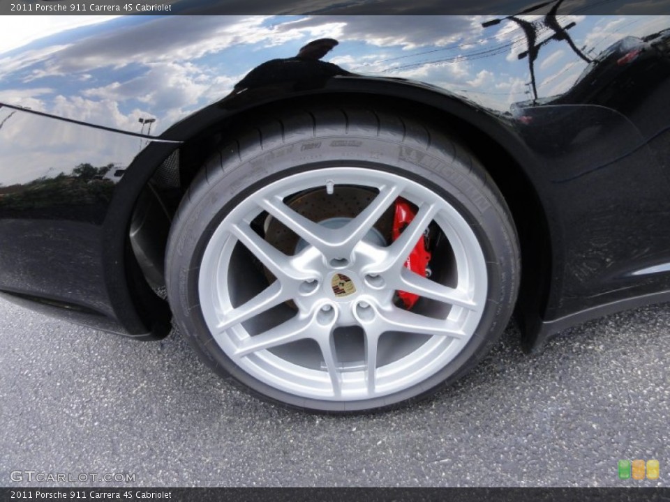 2011 Porsche 911 Carrera 4S Cabriolet Wheel and Tire Photo #52405953
