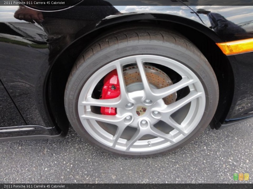 2011 Porsche 911 Carrera 4S Cabriolet Wheel and Tire Photo #52405968