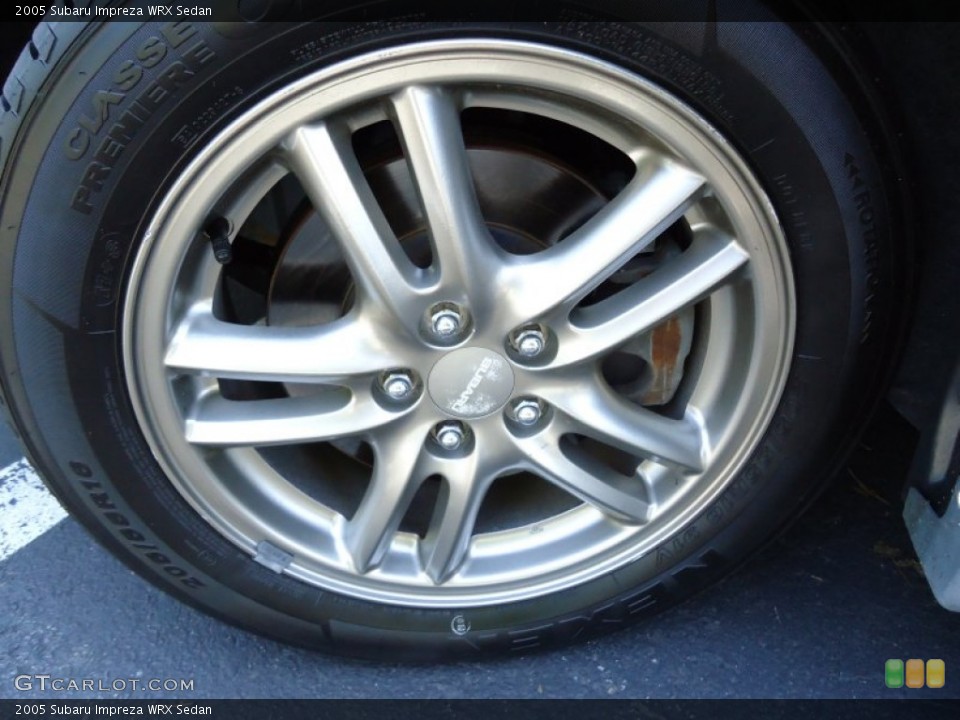 2005 Subaru Impreza WRX Sedan Wheel and Tire Photo #52411854