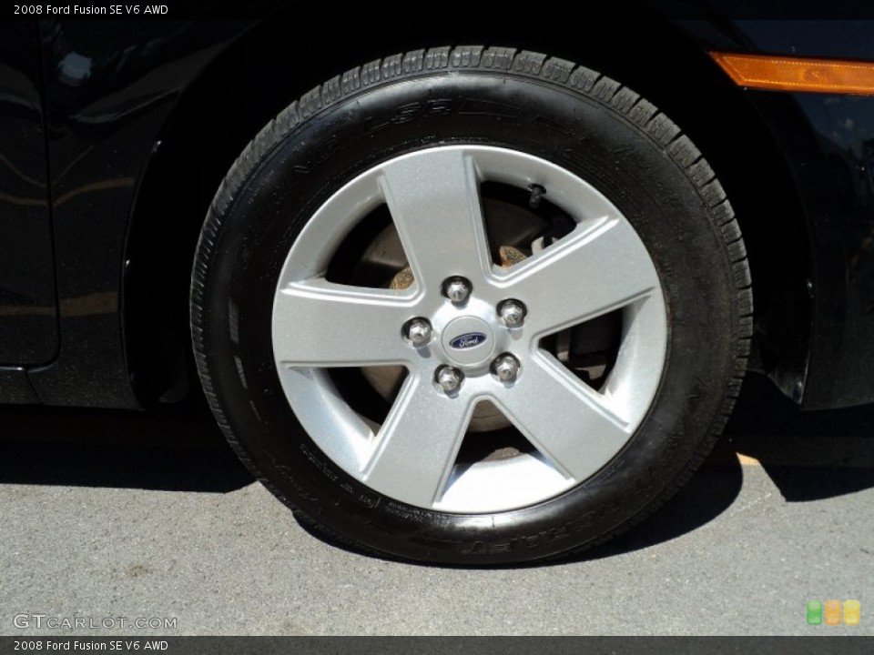 2008 Ford Fusion SE V6 AWD Wheel and Tire Photo #52417878