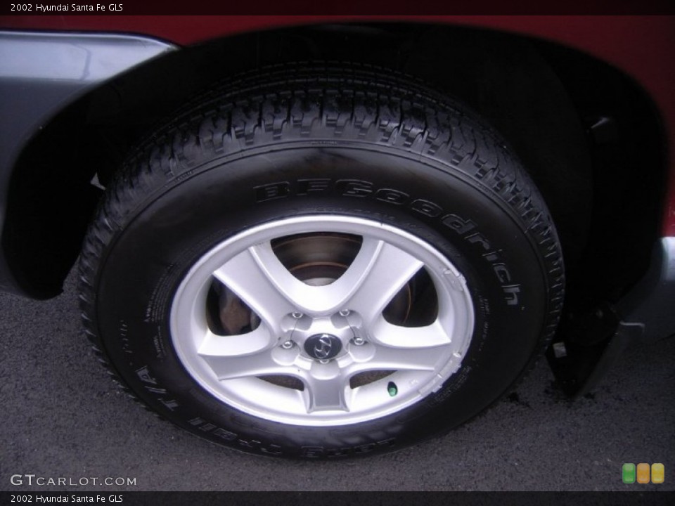 2002 Hyundai Santa Fe GLS Wheel and Tire Photo #52418400
