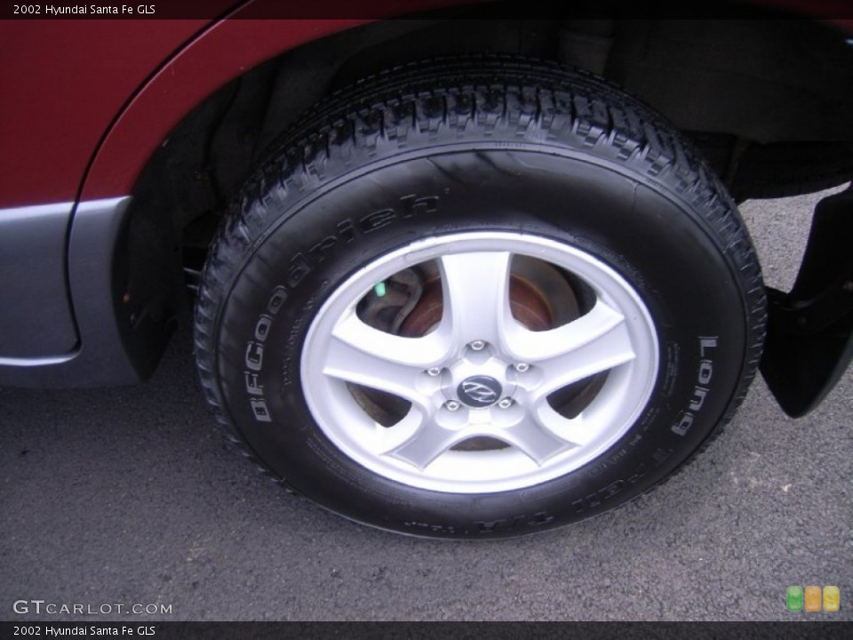 2002 Hyundai Santa Fe GLS Wheel and Tire Photo #52418409