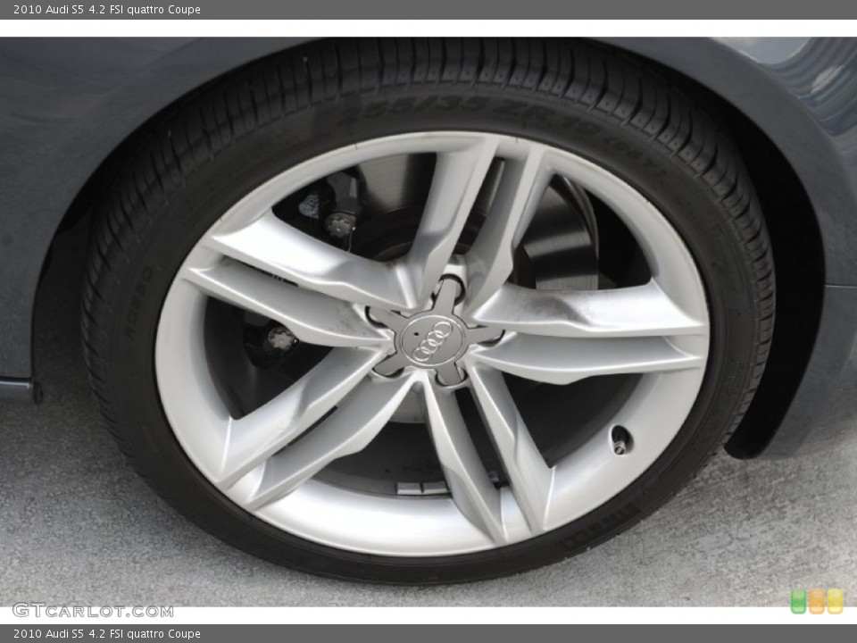 2010 Audi S5 4.2 FSI quattro Coupe Wheel and Tire Photo #52421186