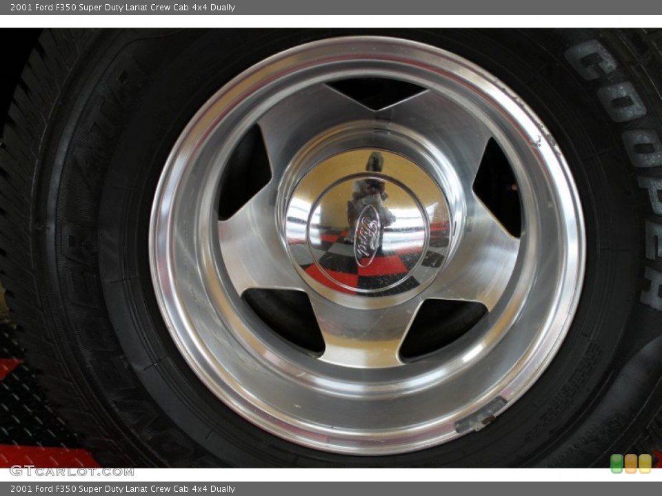 2001 Ford F350 Super Duty Lariat Crew Cab 4x4 Dually Wheel and Tire Photo #52425891