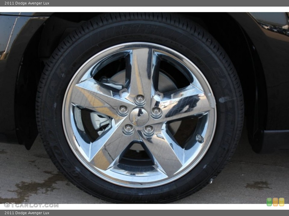 2011 Dodge Avenger Lux Wheel and Tire Photo #52426230