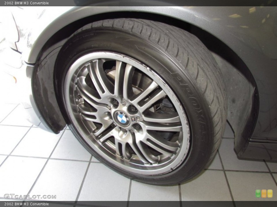 2002 BMW M3 Convertible Wheel and Tire Photo #52427064