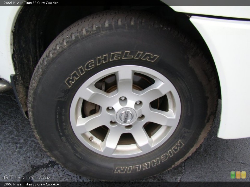 2006 Nissan Titan SE Crew Cab 4x4 Wheel and Tire Photo #52430568
