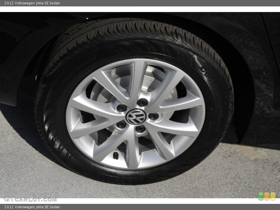 2012 Volkswagen Jetta SE Sedan Wheel and Tire Photo #52432778