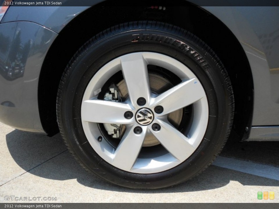 2012 Volkswagen Jetta TDI Sedan Wheel and Tire Photo #52435656