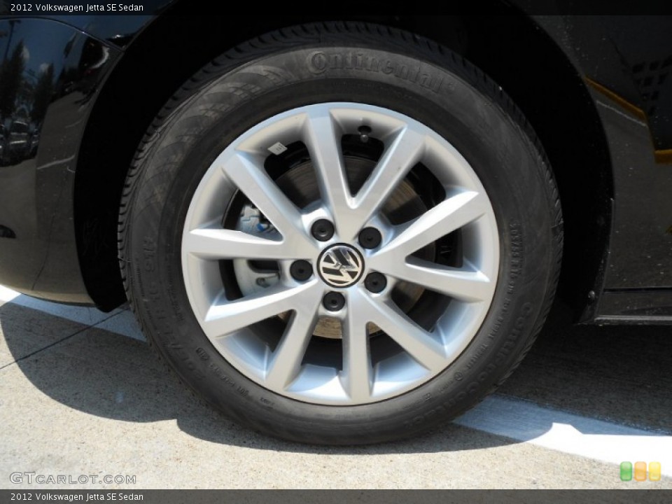 2012 Volkswagen Jetta SE Sedan Wheel and Tire Photo #52435817