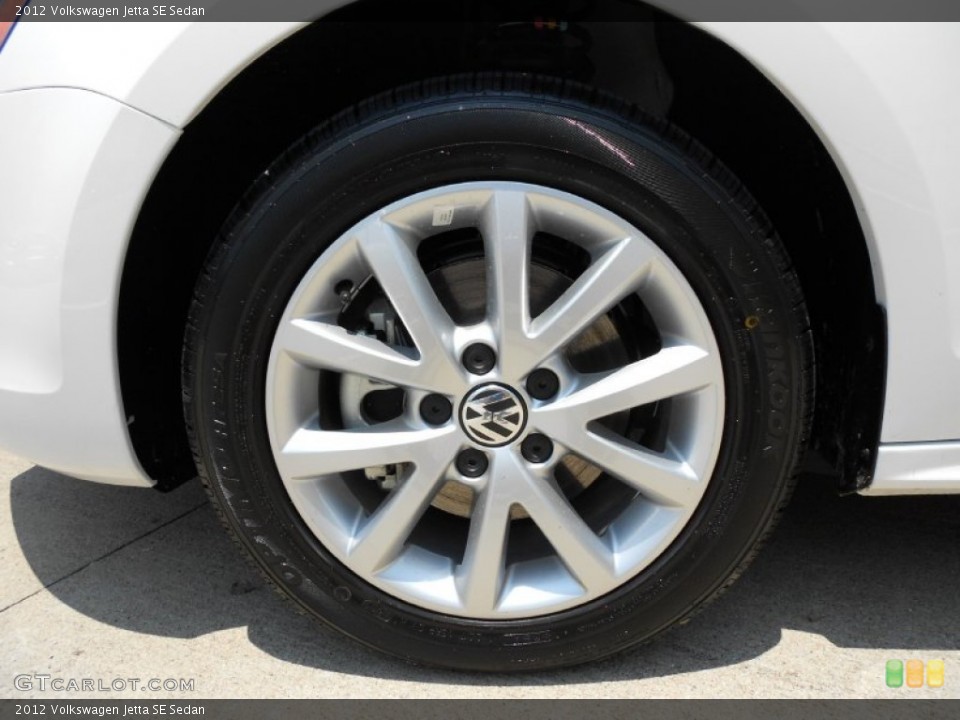 2012 Volkswagen Jetta SE Sedan Wheel and Tire Photo #52435956