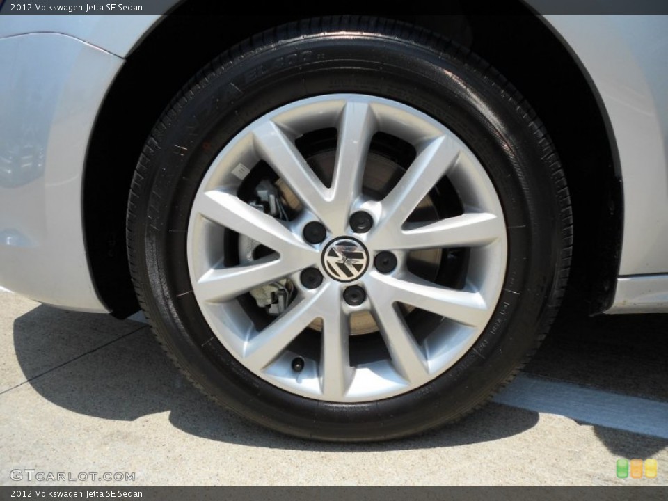 2012 Volkswagen Jetta SE Sedan Wheel and Tire Photo #52436154