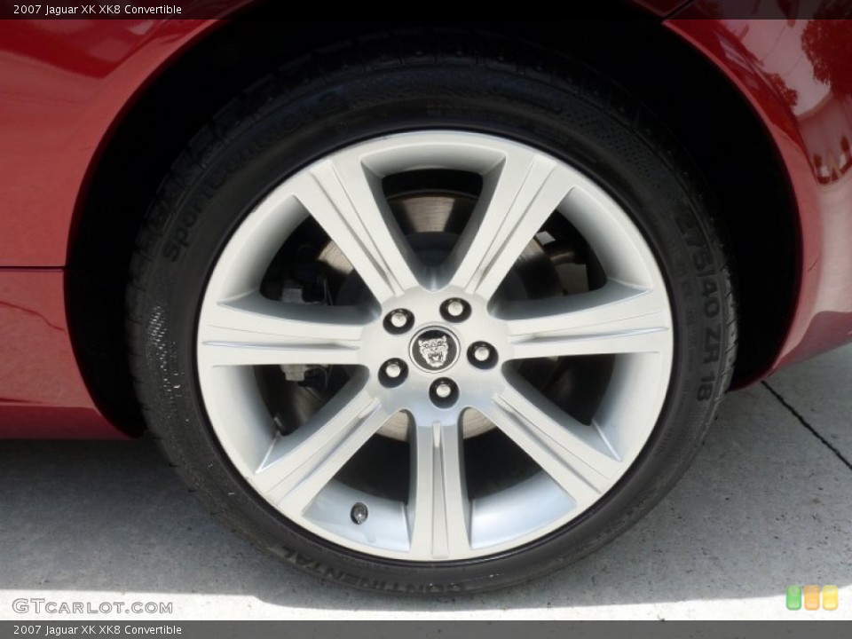 2007 Jaguar XK XK8 Convertible Wheel and Tire Photo #52440655