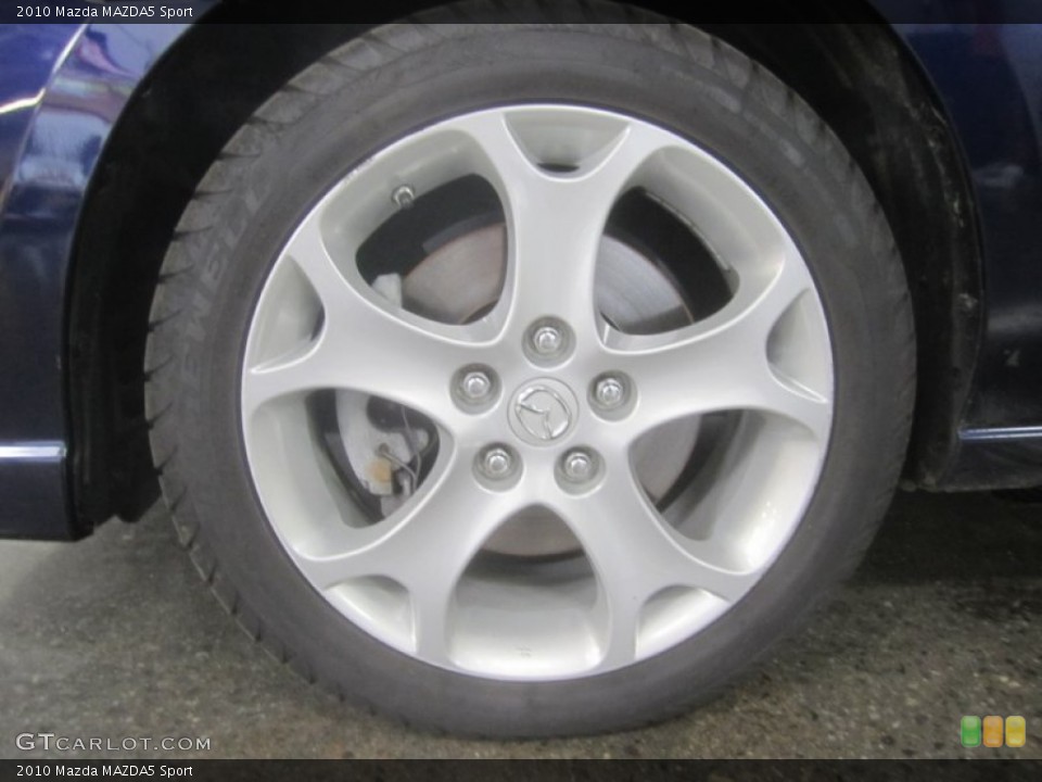 2010 Mazda MAZDA5 Sport Wheel and Tire Photo #52441222