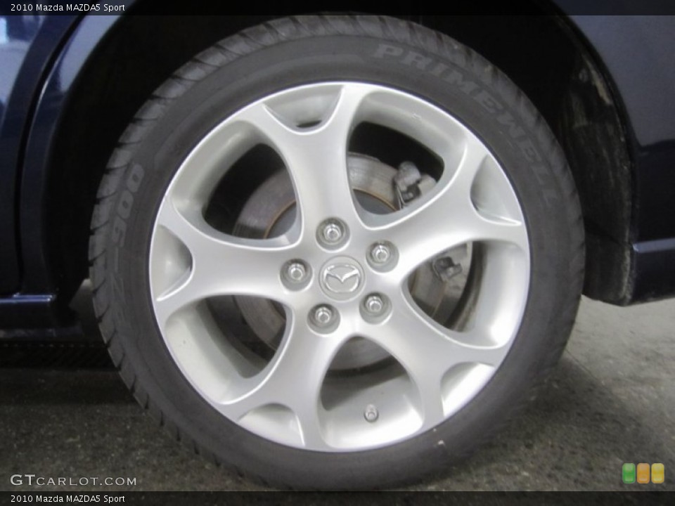 2010 Mazda MAZDA5 Sport Wheel and Tire Photo #52441234