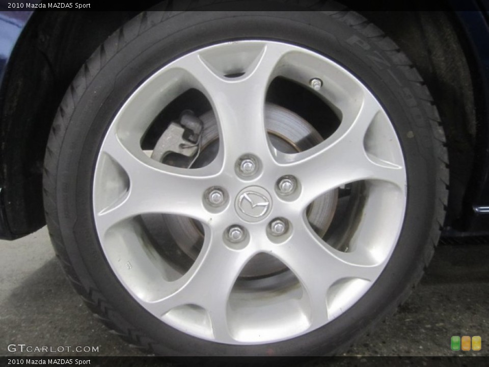 2010 Mazda MAZDA5 Sport Wheel and Tire Photo #52441273