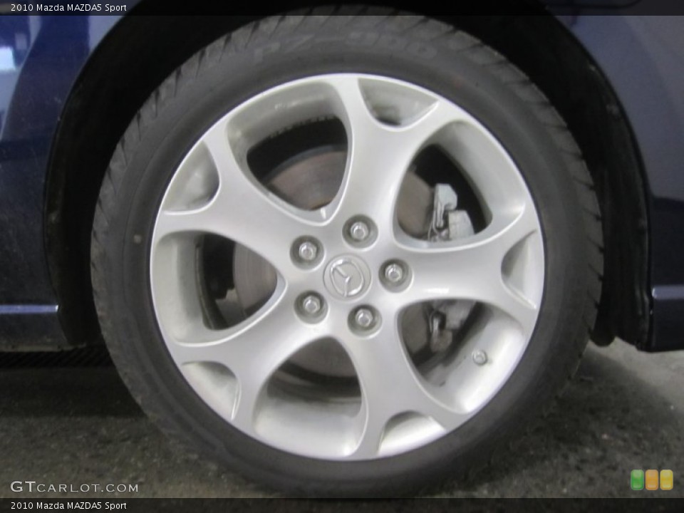 2010 Mazda MAZDA5 Sport Wheel and Tire Photo #52441285