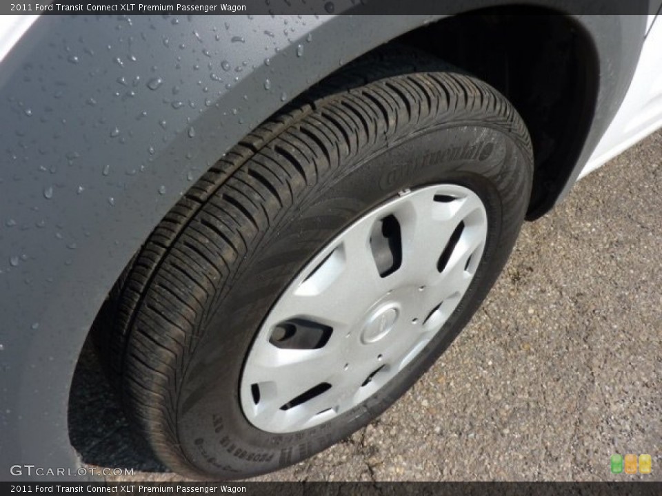 2011 Ford Transit Connect XLT Premium Passenger Wagon Wheel and Tire Photo #52441897