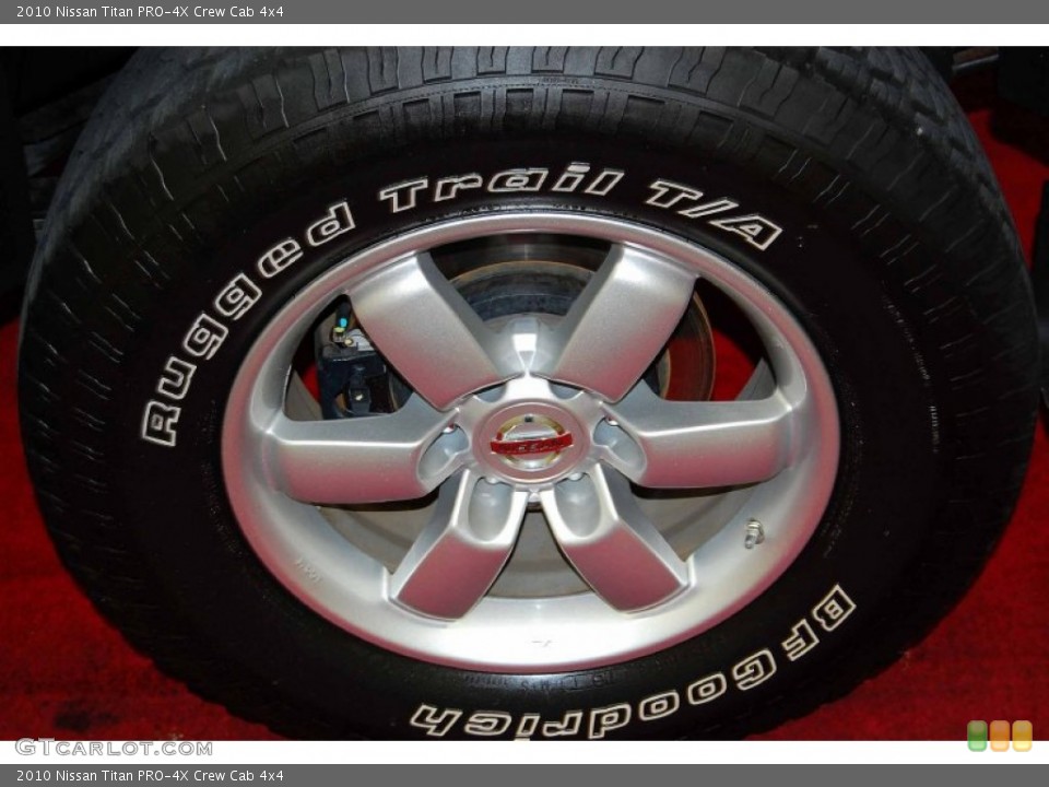 2010 Nissan Titan PRO-4X Crew Cab 4x4 Wheel and Tire Photo #52444900