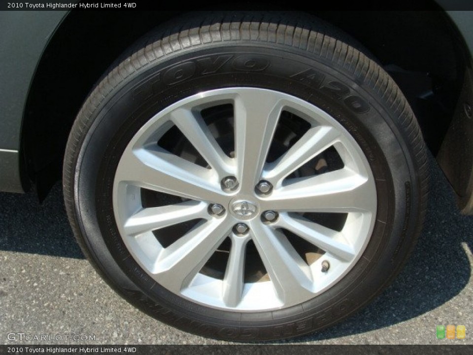 2010 Toyota Highlander Hybrid Limited 4WD Wheel and Tire Photo #52448008
