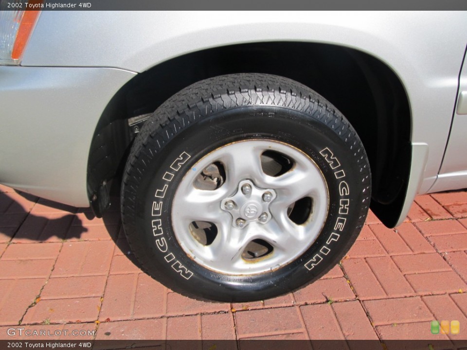 2002 Toyota Highlander Wheels and Tires