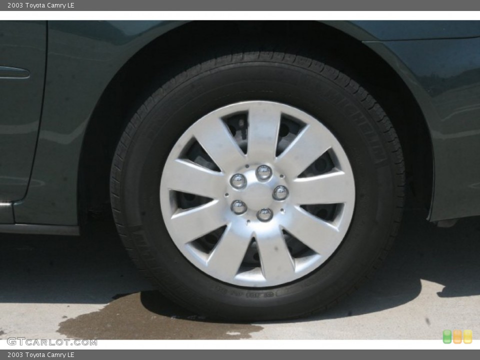 2003 Toyota Camry LE Wheel and Tire Photo #52449490
