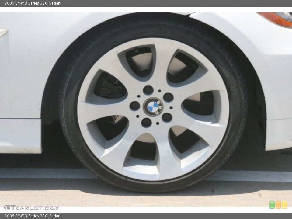 2006 BMW 3 Series 330i Sedan Wheel and Tire Photo #52450801