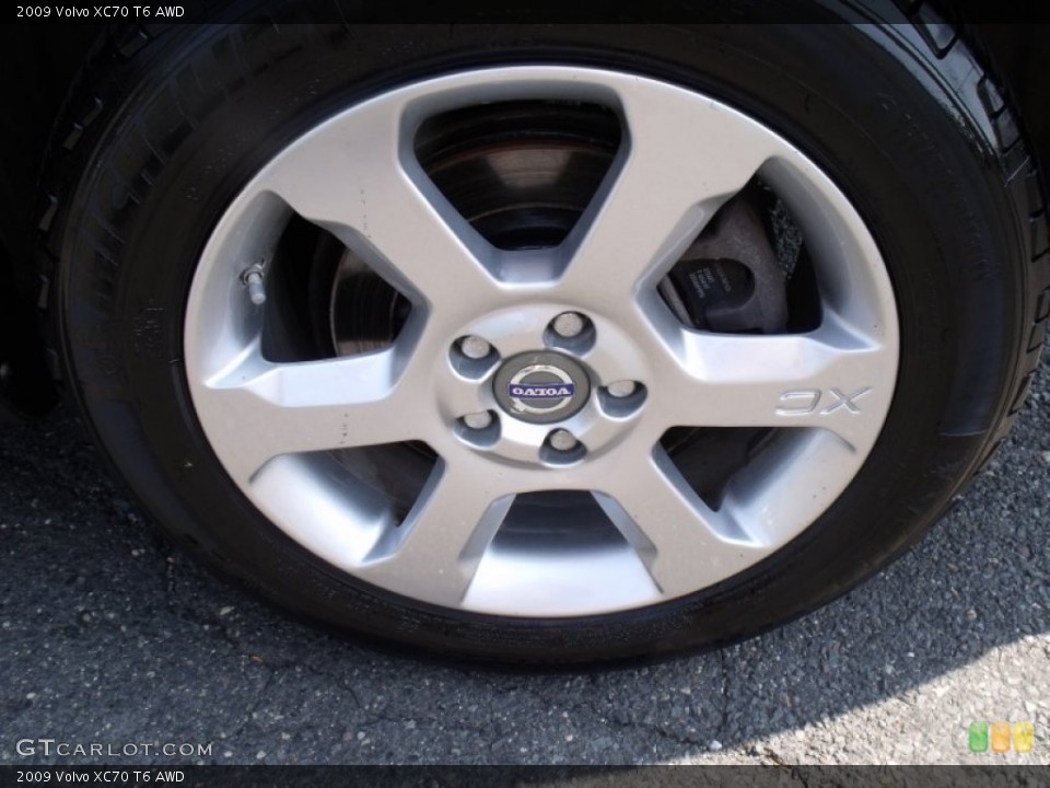2009 Volvo XC70 T6 AWD Wheel and Tire Photo #52451866