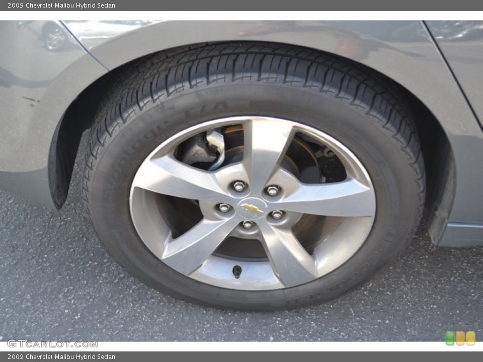 2009 Chevrolet Malibu Hybrid Sedan Wheel and Tire Photo #52462079