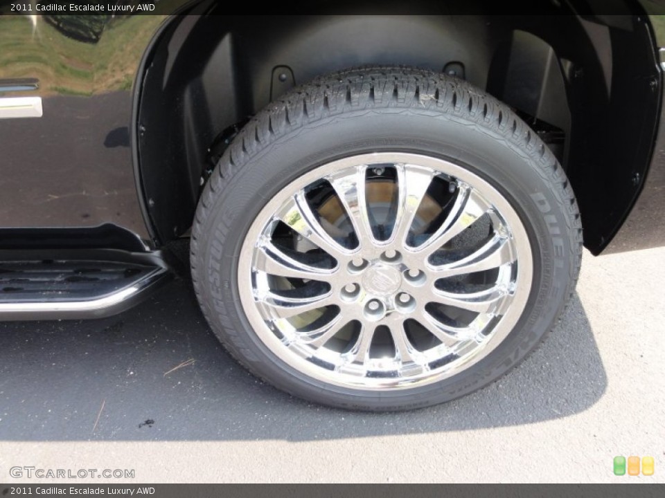 2011 Cadillac Escalade Luxury AWD Wheel and Tire Photo #52467755