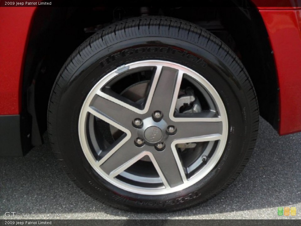 2009 Jeep Patriot Limited Wheel and Tire Photo #52472030