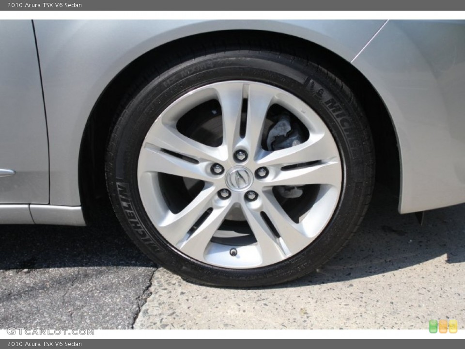 2010 Acura TSX V6 Sedan Wheel and Tire Photo #52472108