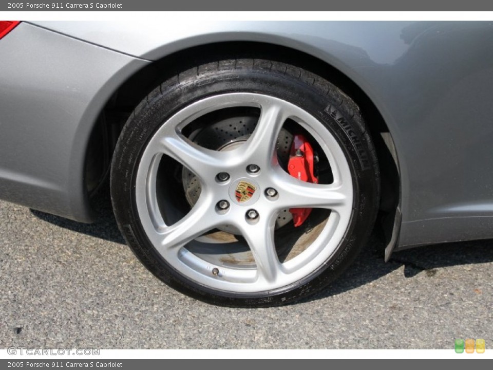 2005 Porsche 911 Carrera S Cabriolet Wheel and Tire Photo #52476530