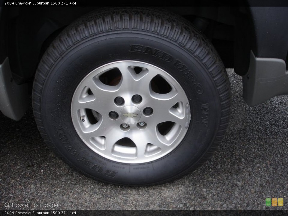 2004 Chevrolet Suburban 1500 Z71 4x4 Wheel and Tire Photo #52476722