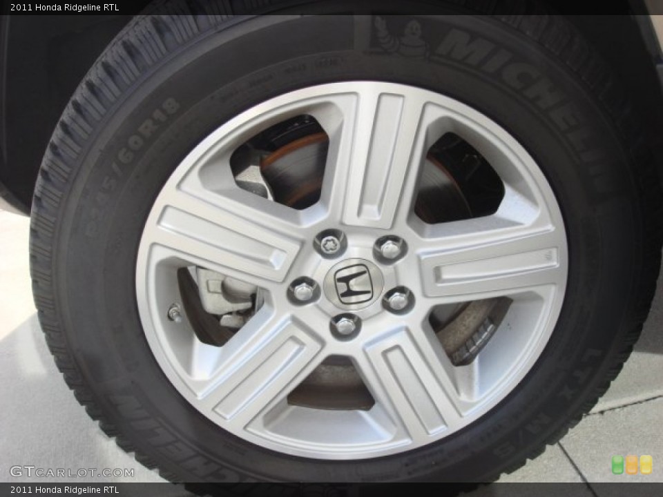 2011 Honda Ridgeline RTL Wheel and Tire Photo #52484006