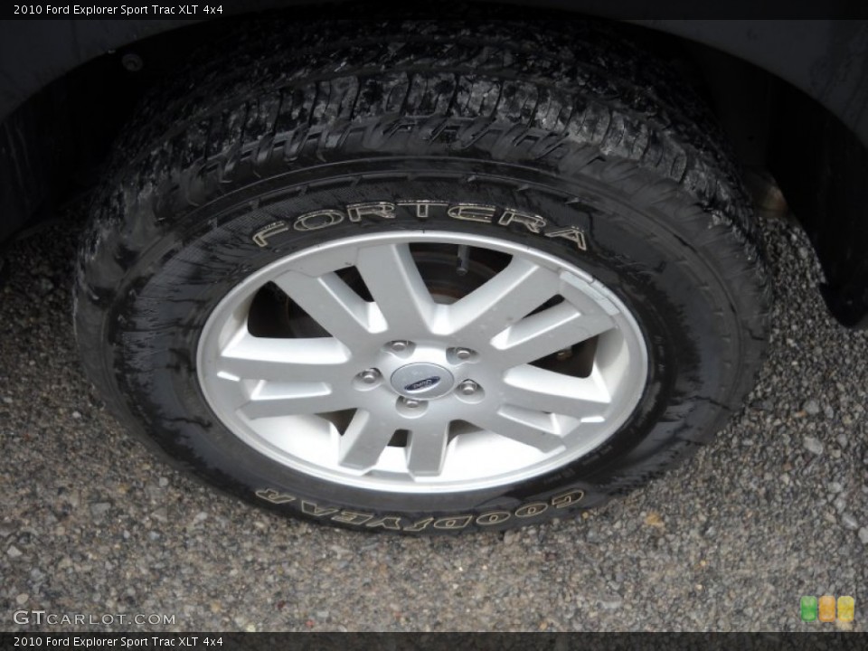 2010 Ford Explorer Sport Trac XLT 4x4 Wheel and Tire Photo #52496420