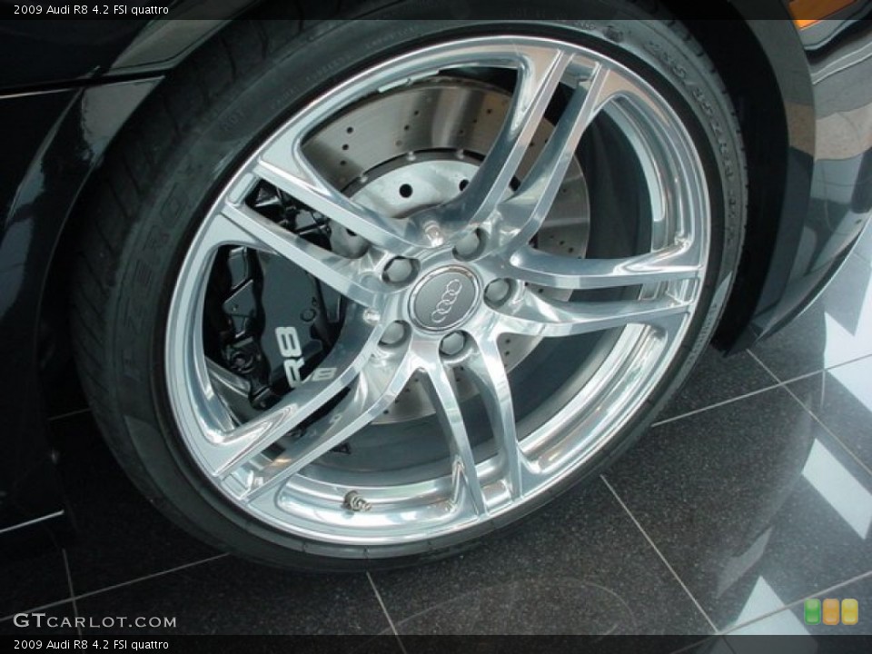 2009 Audi R8 4.2 FSI quattro Wheel and Tire Photo #52497623