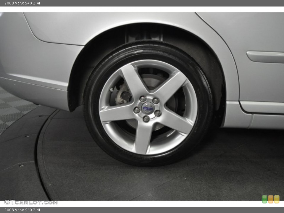 2008 Volvo S40 2.4i Wheel and Tire Photo #52499048