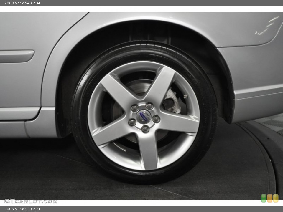 2008 Volvo S40 2.4i Wheel and Tire Photo #52499093