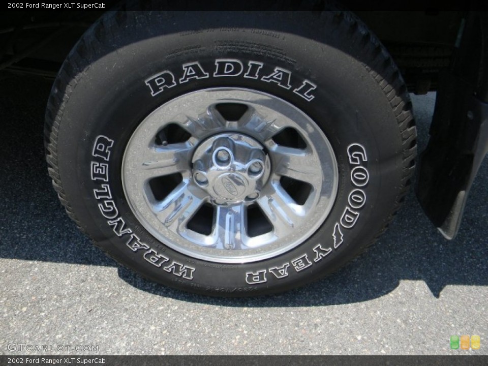 2002 Ford Ranger XLT SuperCab Wheel and Tire Photo #52515195