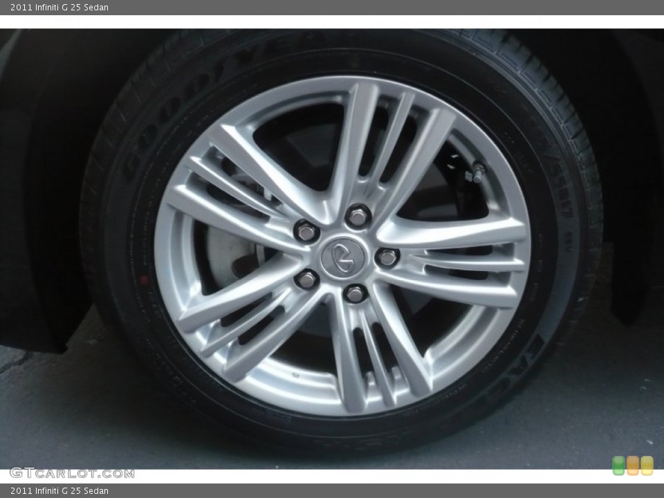2011 Infiniti G 25 Sedan Wheel and Tire Photo #52518561